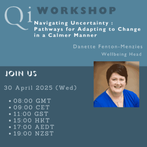 Do you want to learn to adapt and navigate change and uncertainty in a calmer manner?